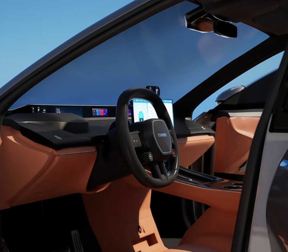 小米YU7内饰假想图 延续家族设计插图1