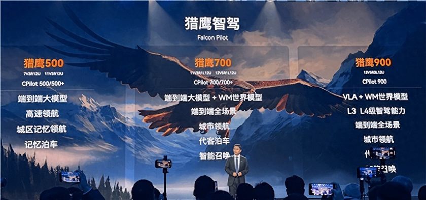 奇瑞猎鹰智驾全系车型标配 三个版型最低售价不到7万元