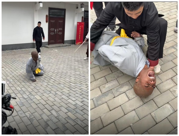 甲亢哥学功夫：被一棍打出痛苦面具