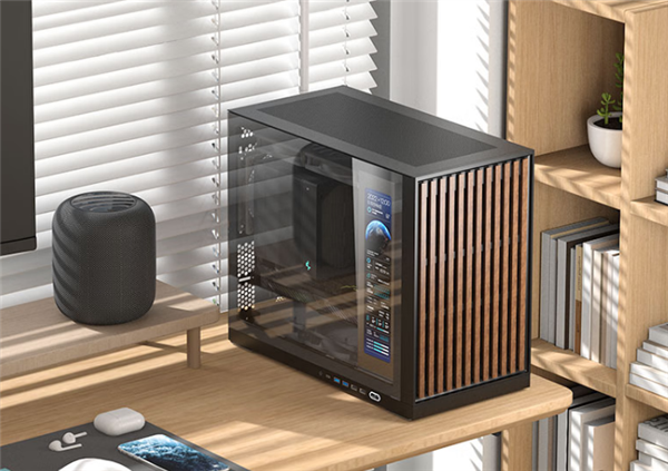 399元起 闪鳞推出G600机箱：实木格栅 可加装11.3寸副屏