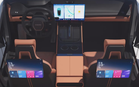 小米YU7内饰假想图 延续家族设计