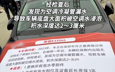 315续：奔驰“漏水门”持续发酵