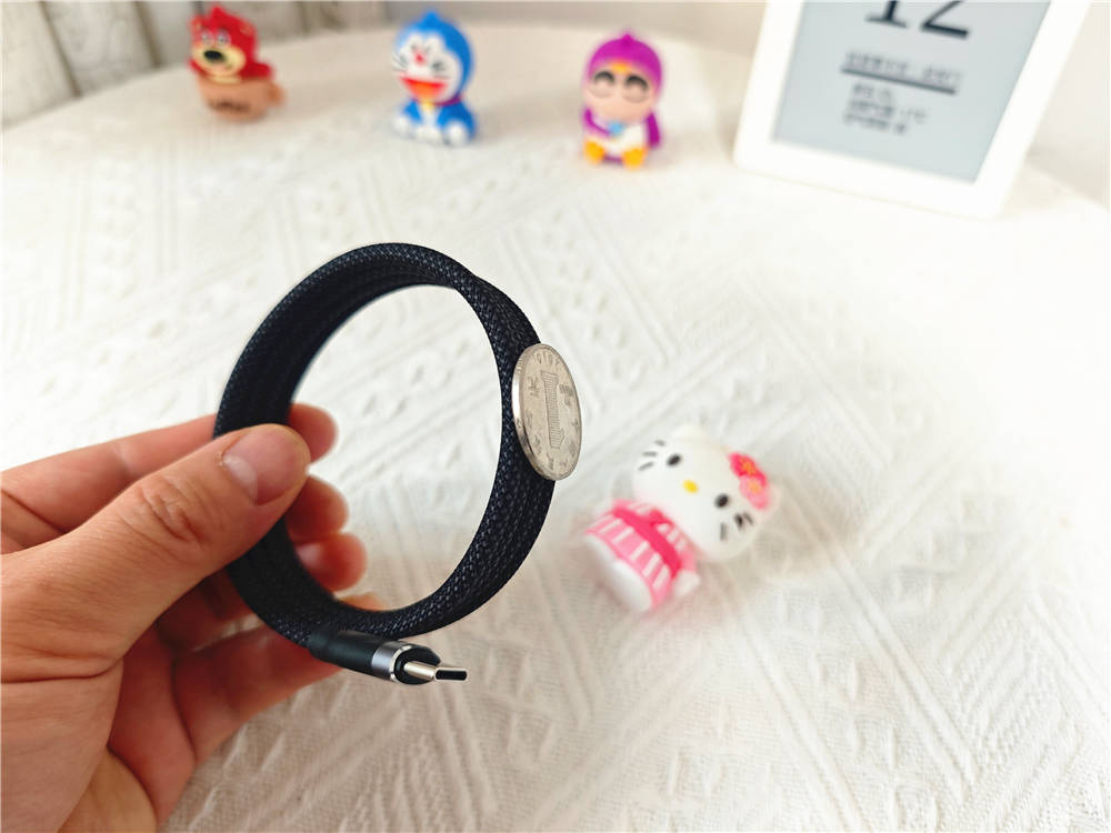 西圣K1磁吸充电数据线：支持100W快充，磁吸自收纳，告别凌乱插图6