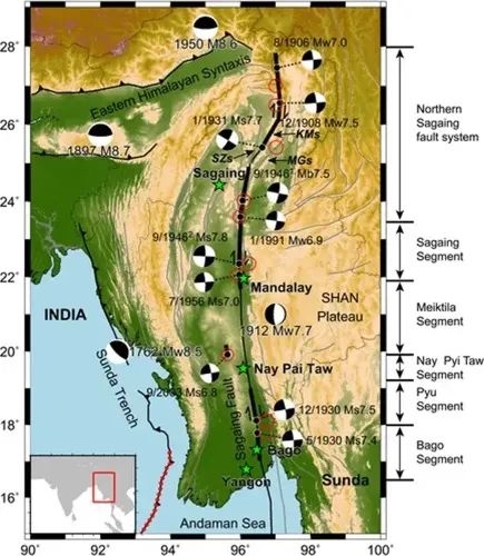 缅甸的地震不止是7.9级 同时也可能是一次“超音速灾难”插图7 缅甸的地震不止是7.9级 同时也可能是一次“超音速灾难”