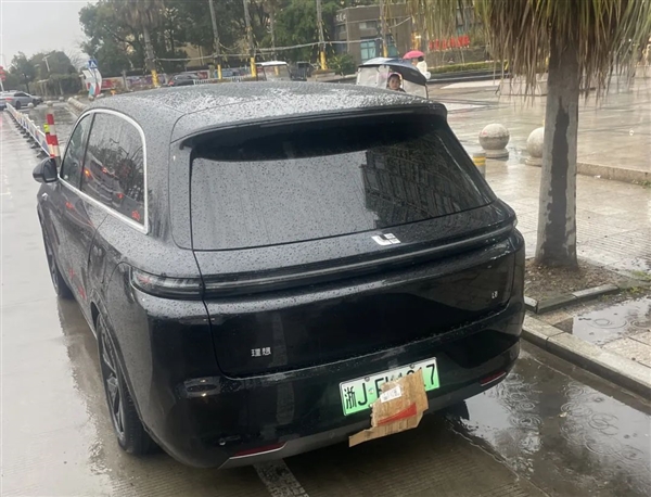 男子担心违停被抓拍 竟用纸袋遮挡车牌 9分没了