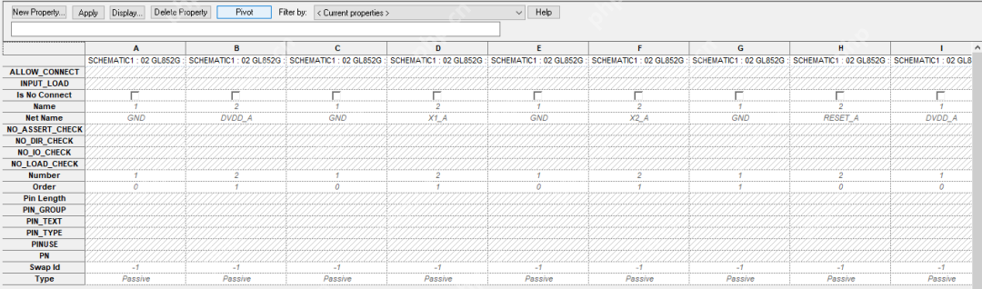 Cadence原理图查看PIN总数