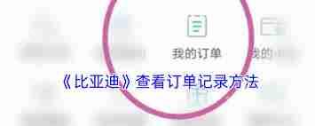 比亚迪app如何查看订单信息-比亚迪app怎样看订单详情