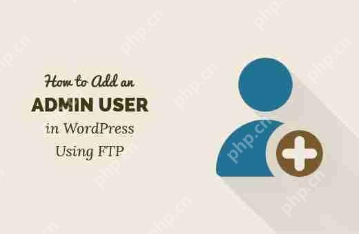 如何使用 FTP 在 WordPress 中添加管理员用户