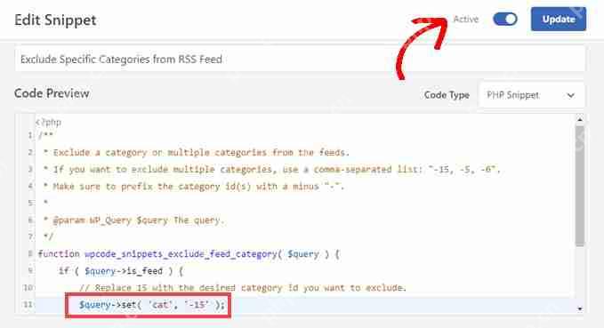 如何从 WordPress RSS 源中排除特定类别插图2 如何从 WordPress RSS 源中排除特定类别
