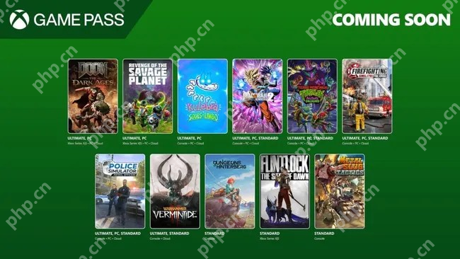 5月登陆XGP游戏名单：《毁灭战士：黑暗时代》等