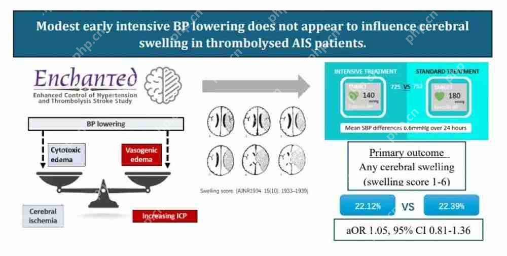 复旦大学类Craig Anderson/宋莉莉团队研究揭示强化降压对急性缺血性卒中溶栓后脑水肿的影响插图1 复旦大学类Craig Anderson/宋莉莉团队研究揭示强化降压对急性缺血性卒中溶栓后脑水肿的影响