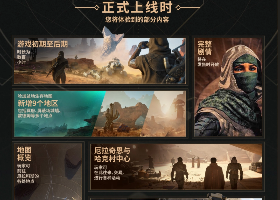 《沙丘：觉醒》开启公测 服务器问题已做好应对措施