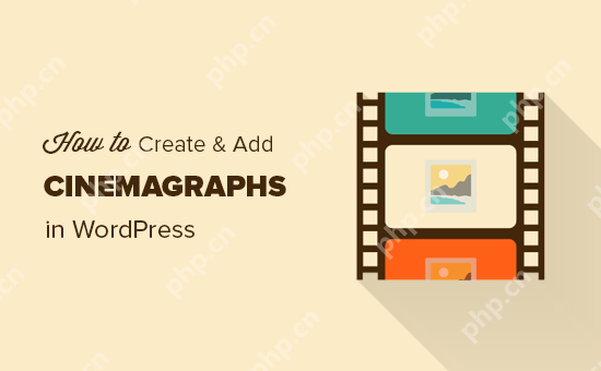 如何在 WordPress 中创建和添加 Cinemagraph