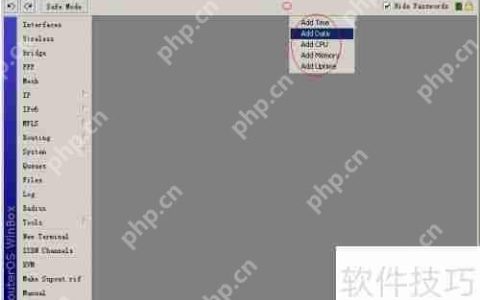 软路由ROS(MIKROTIK)安装教程：查看系统占用情况