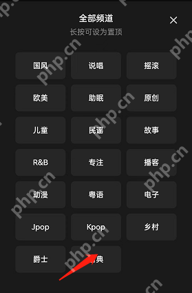 QQ音乐怎么置顶频道？QQ音乐置顶频道教程