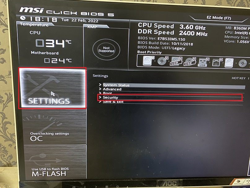 Bios中的TPM在哪?微星主板开启TPM2.0图文教程插图2 Bios中的TPM在哪?微星主板开启TPM2.0图文教程