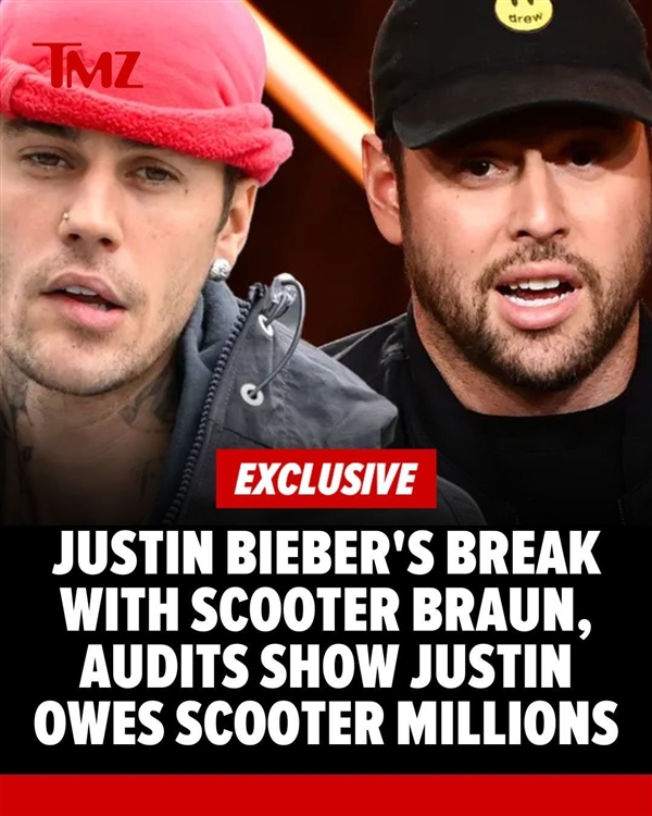 曝世界巨星贾斯汀·比伯破产：欠前经纪人百万美元