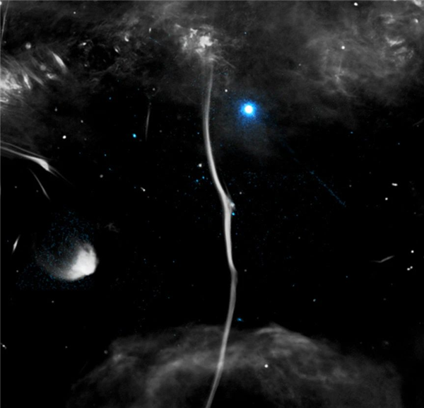 一个每秒320万公里的高速神秘物体 撞裂了银河系的“肋骨”