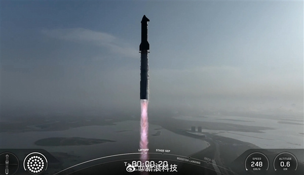 破除两次失败魔咒！SpaceX星舰第九次试飞成功发射升空