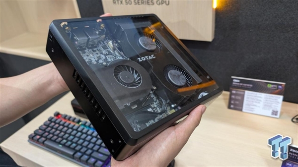 索泰搞了个全球最小RTX 5060 Ti 16GB主机：只有2.65升大小