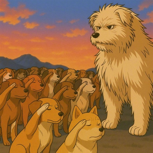 中国下司犬外网爆火 被称为中国狗王！老外真人模仿经典一幕