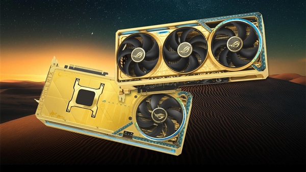 全球最贵显卡！华硕ROG Astral RTX 5090 Dhahab最低50000元：用了6.5克黄金