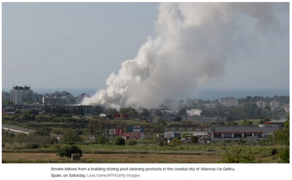 西班牙发生氯气泄漏致16万人“隔离”：锂电池可能是罪魁祸首