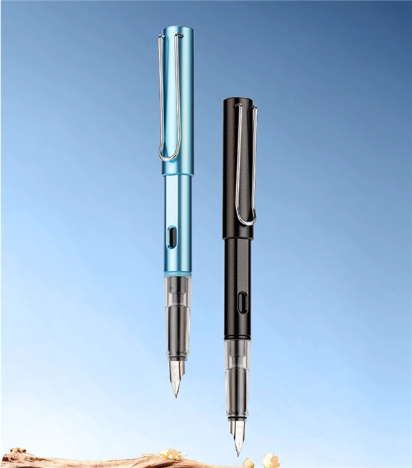 赠10支墨囊：得力可视墨量钢笔7.9元大促