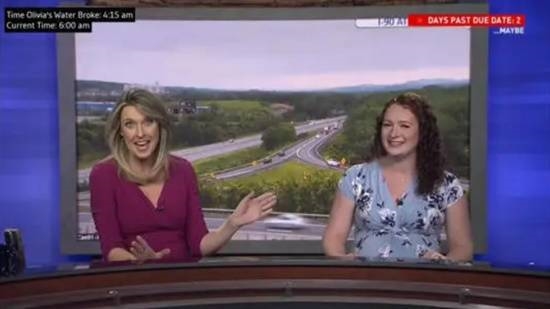 狠人!美国女主播羊水破裂坚持播3小时节目 男婴顺利出生插图 狠人!美国女主播羊水破裂坚持播3小时节目 男婴顺利出生