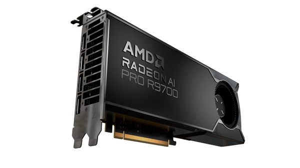 AMD RDNA4家族首款专业显卡：Radeon AI PRO R9700配32GB大显存 四卡128GB