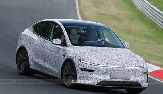 对标小米YU7！特斯拉Model Y高性能版曝光：双电机破百3.2秒