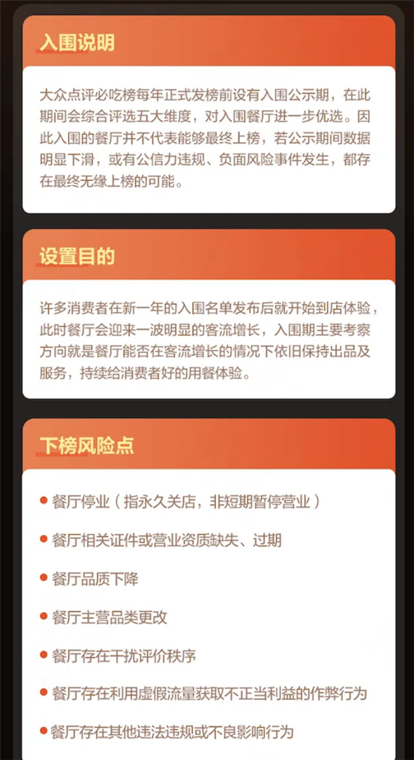 大众点评2025年“必吃榜”入围名单揭晓：10年以上老店近40%