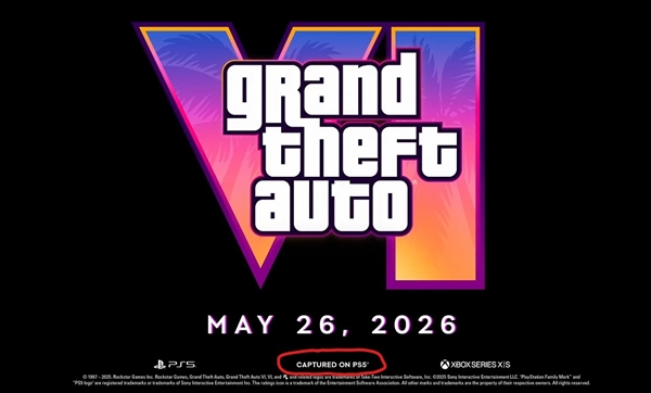 《GTA 6》预告片画面由PS5生成