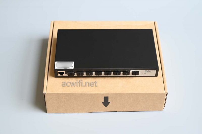 联果8口万兆三层全光交换机LG-SWTGW3C8F拆机测评插图