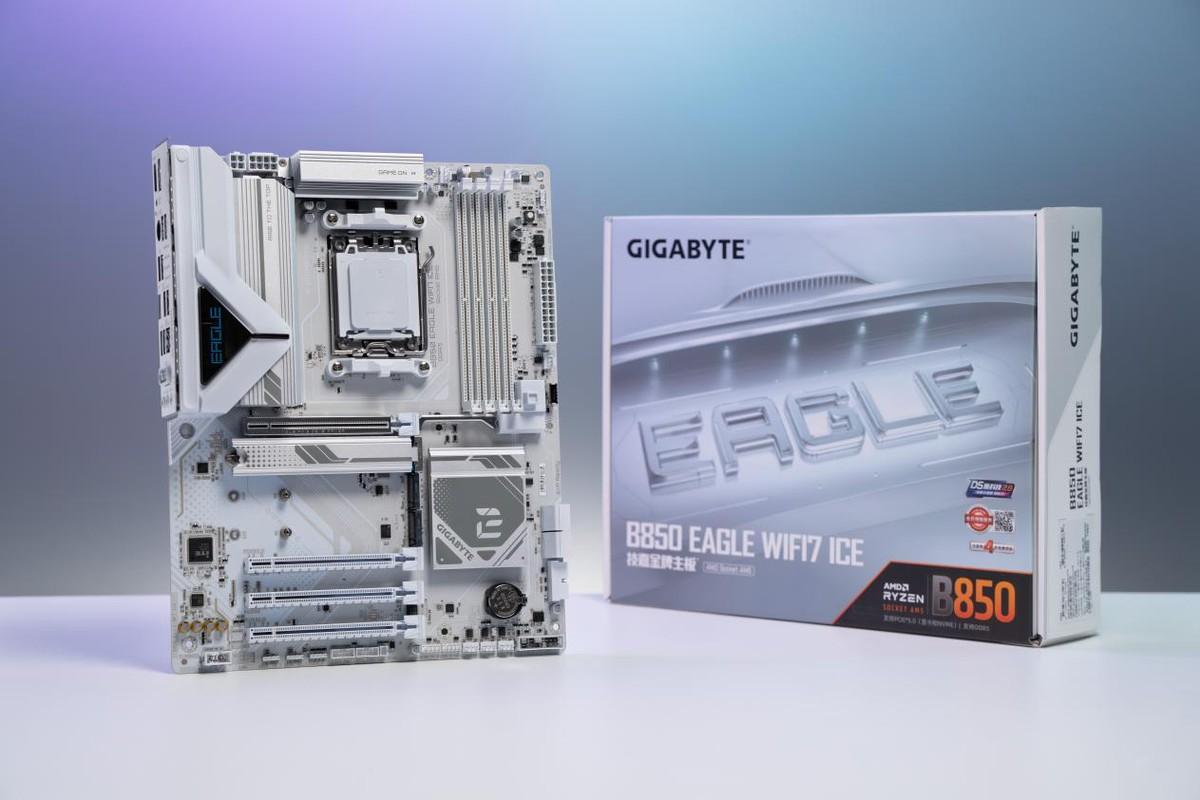 高性价比纯白ATX主板! 技嘉B850 EAGLE WIFI7 ICE主板测评插图