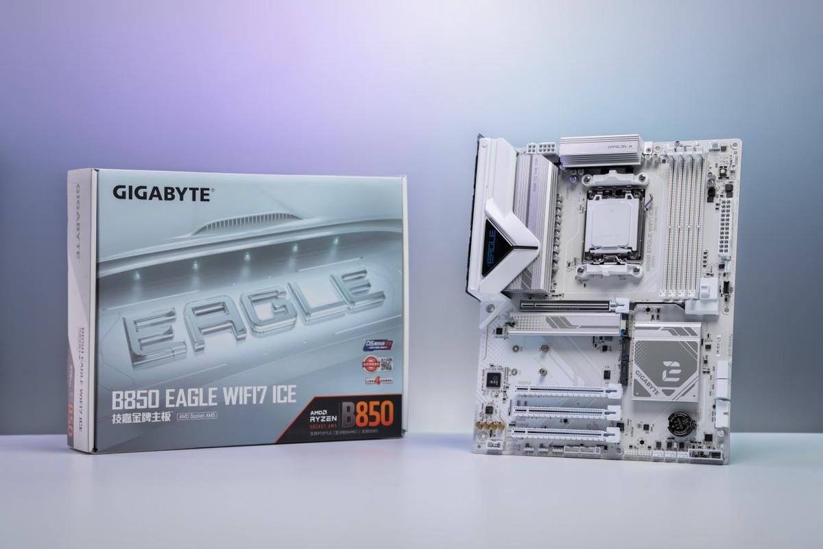 高性价比纯白ATX主板! 技嘉B850 EAGLE WIFI7 ICE主板测评插图7