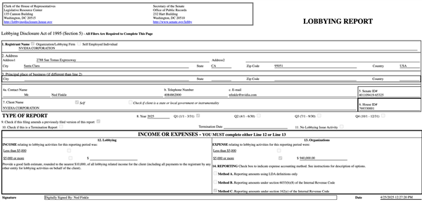 影响赚钱NVIDIA真急了！三个月砸近百万美元：疯狂游说反对芯片管制