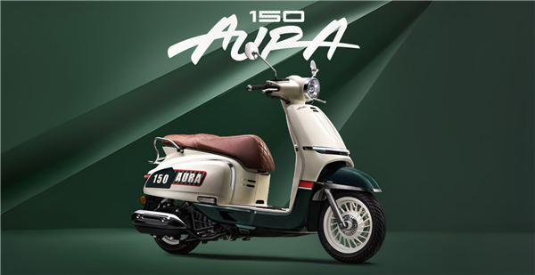11980起 春风首款复古踏板150 AURA上市：颜值高到没朋友