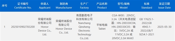 荣耀MagicPad 3入网：13英寸LCD大屏+骁龙8 Gen3