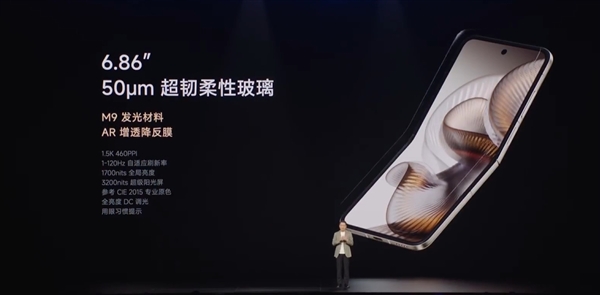 唯一满配旗舰小折叠!TCL华星宣布独供小米MIX Flip 2内外屏插图 唯一满配旗舰小折叠!TCL华星宣布独供小米MIX Flip 2内外屏