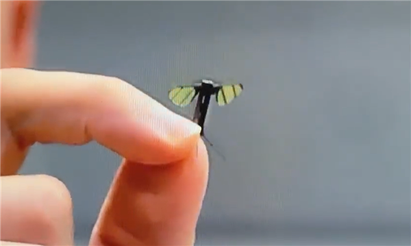 新突破！我国成功研发蚊子大小仿生机器人