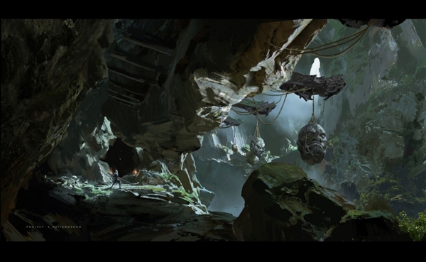 《黑神话:悟空》设计废稿原画 狮驼岭阴森恐怖插图2 《黑神话:悟空》设计废稿原画 狮驼岭阴森恐怖