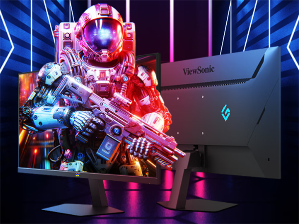 优派新款2K 250Hz显示器到手999元：五向摇杆 机身背面配备氛围灯