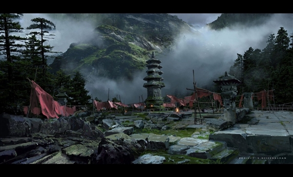 《黑神话:悟空》设计废稿原画 狮驼岭阴森恐怖插图6 《黑神话:悟空》设计废稿原画 狮驼岭阴森恐怖