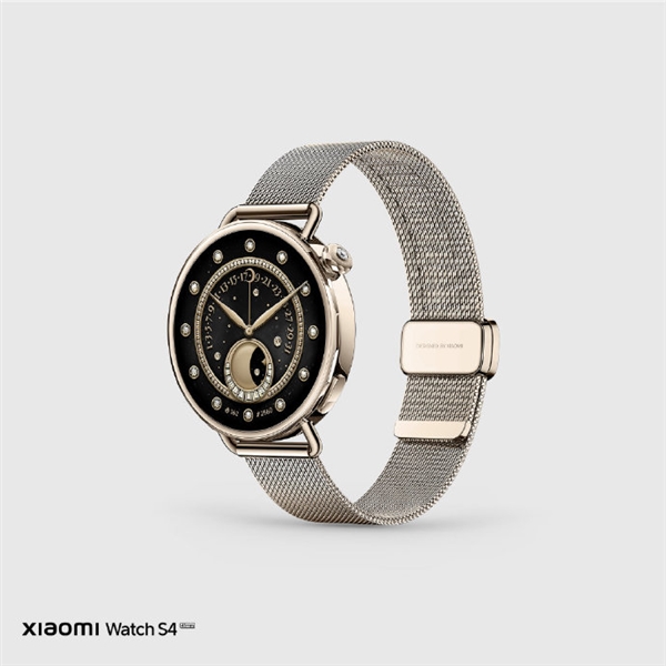 雷军预热小米手表S4 41mm：表冠镶嵌钻石 质感非常高级