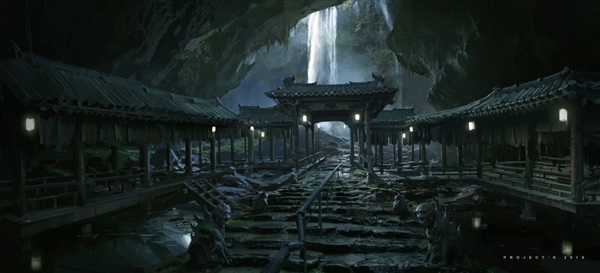 《黑神话:悟空》设计废稿原画 狮驼岭阴森恐怖插图1 《黑神话:悟空》设计废稿原画 狮驼岭阴森恐怖