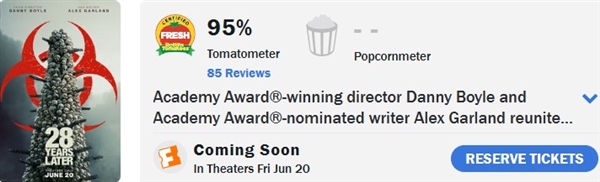 《惊变28年》获影评人高度评价