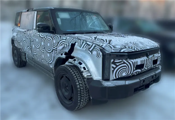 奇瑞iCAR 05实车谍照首次曝光！具备增程动力+超大空间