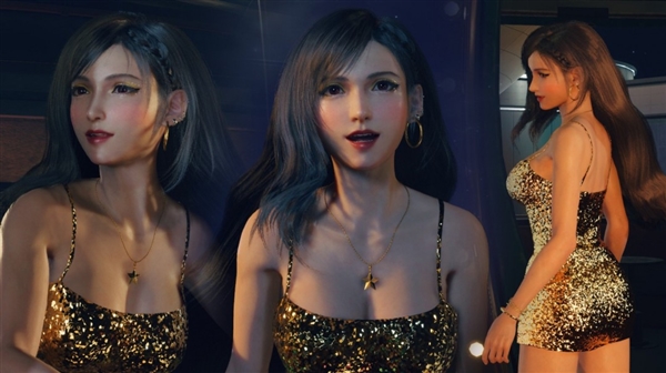 《最终幻想7》蒂法超美3D新图 不愧3D区耶路撒泠