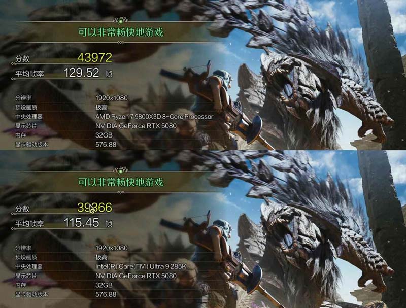 暑假装机选9800X3D还是U9 285K?  u9285k和9800x3d性能对比测评插图6